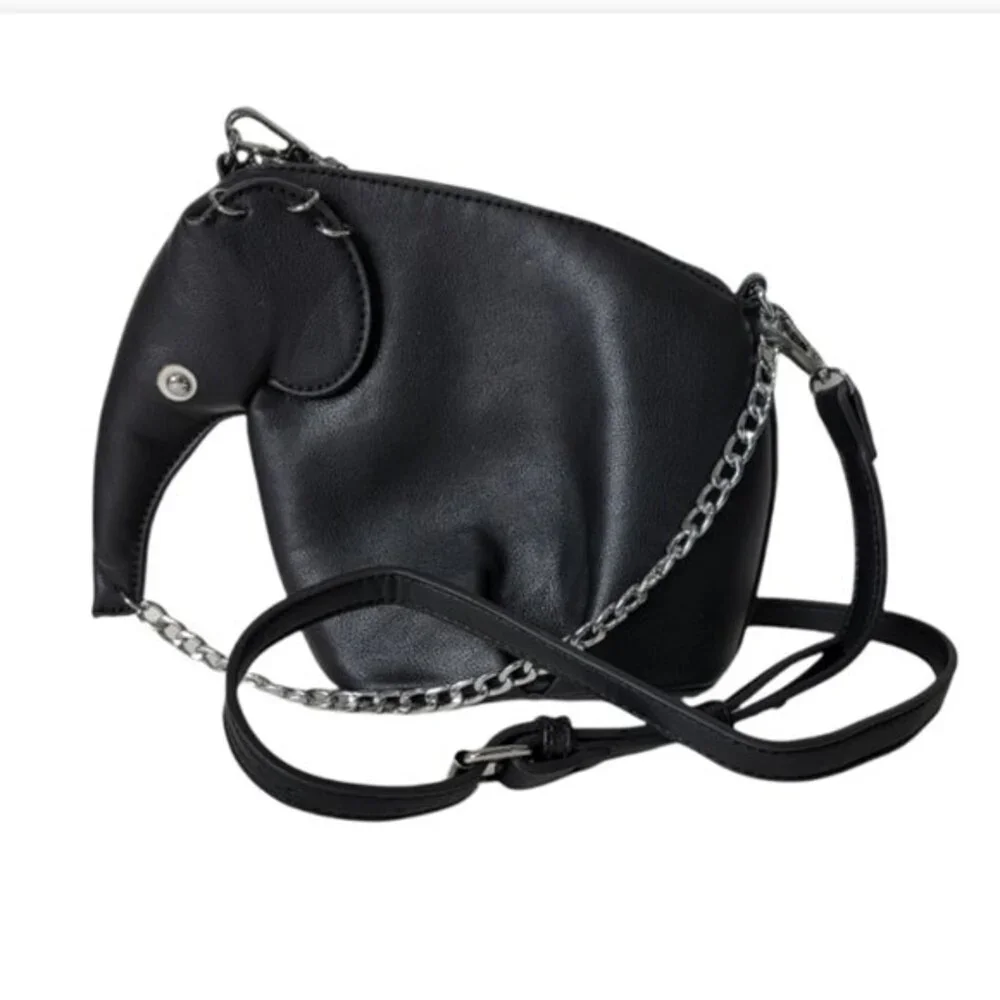 Black elephant crossbody clutch purse Small * - Picture 1 of 16